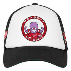 Detroit Red Wings Mitchell & Ness Youth Mascot Adjustable Trucker Hat - White | NHL Lifestyle