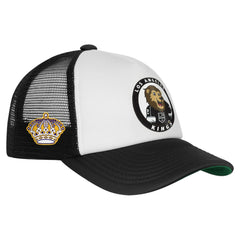 Los Angeles Kings Mitchell & Ness Youth Mascot Adjustable Trucker Hat - White | NHL on sale