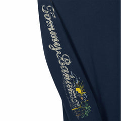 Houston Texans Oasis Endzone Lux Long Sleeve T-Shirt - Navy - Tommy Bahama