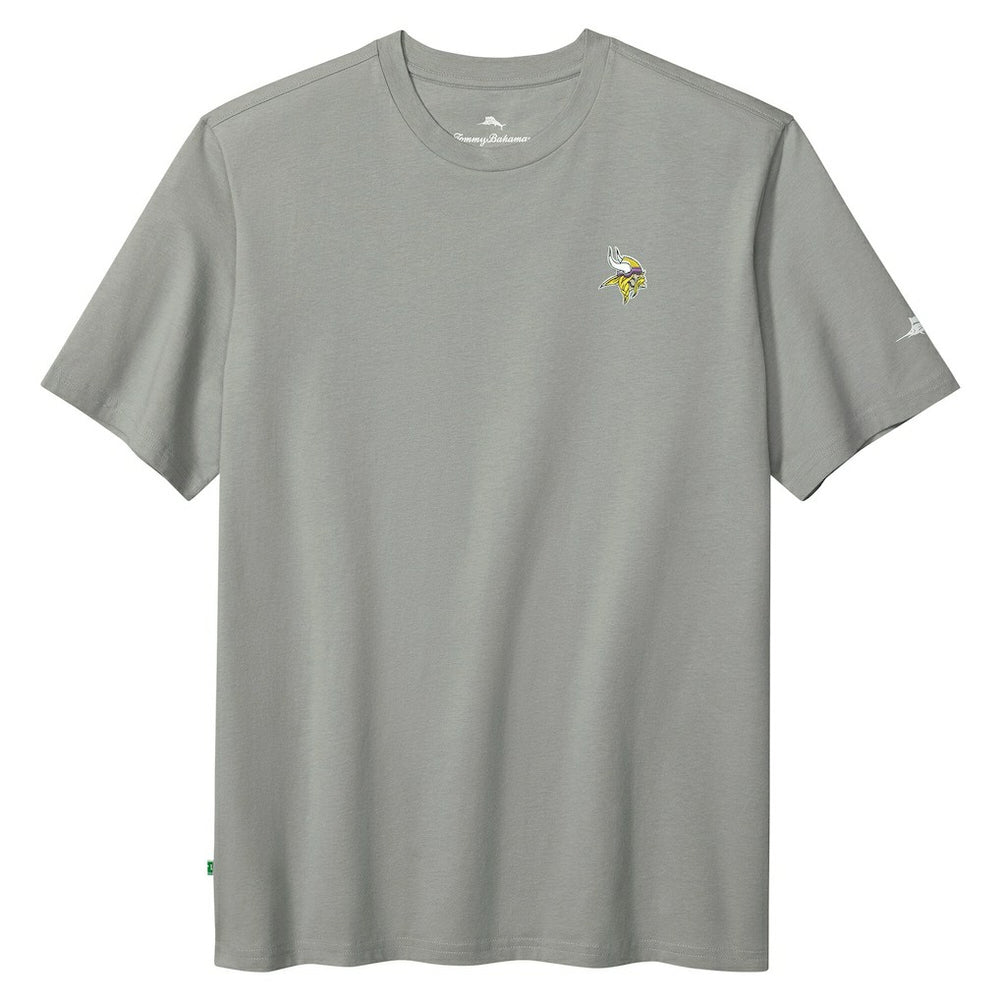 Minnesota Vikings Huddle & Hang Tens T-Shirt - Gray - Tommy Bahama