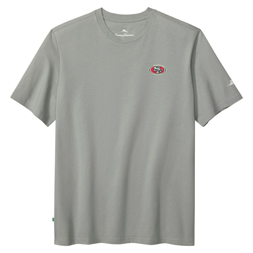 San Francisco 49ers Huddle & Hang Tens T-Shirt - Gray - Tommy Bahama