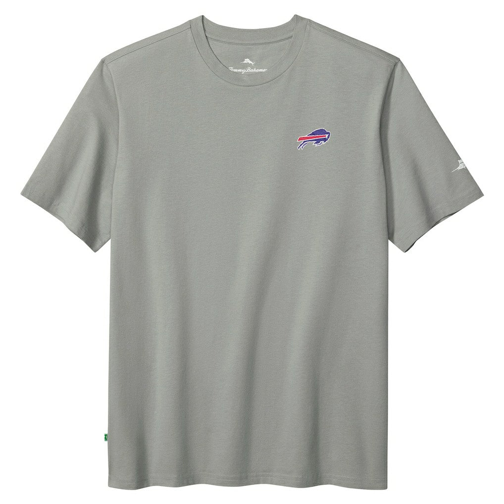 Buffalo Bills Huddle & Hang Tens T-Shirt - Gray - Tommy Bahama