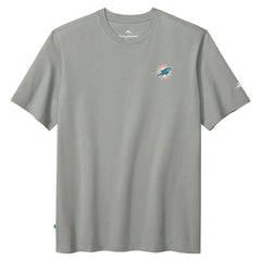 Miami Dolphins Huddle & Hang Tens T-Shirt - Gray - Tommy Bahama
