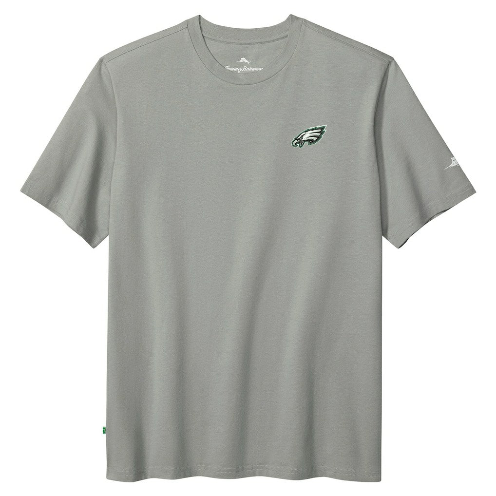 Philadelphia Eagles Huddle & Hang Tens T-Shirt - Gray - Tommy Bahama