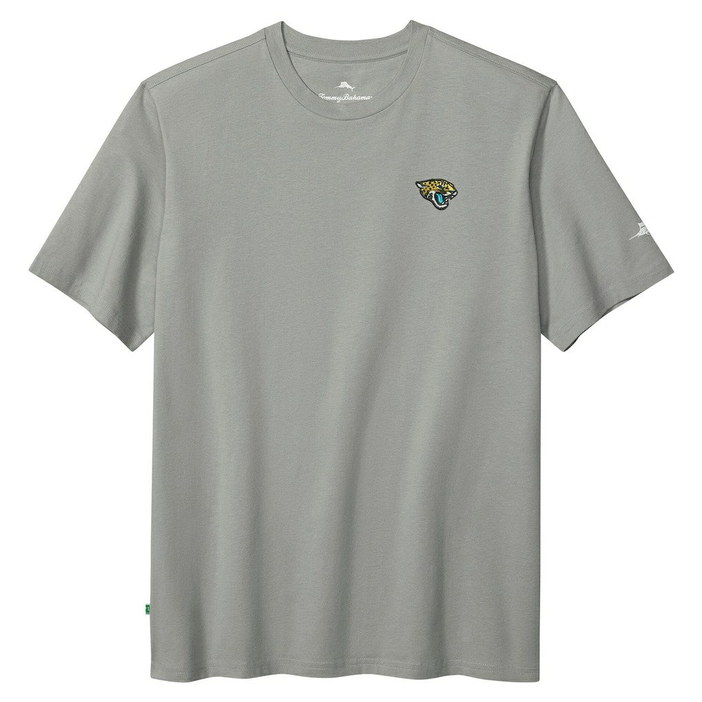 Jacksonville Jaguars Huddle & Hang Tens T-Shirt - Gray - Tommy Bahama