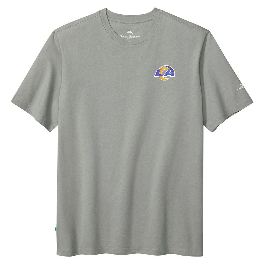 Los Angeles Rams Huddle & Hang Tens T-Shirt - Gray - Tommy Bahama