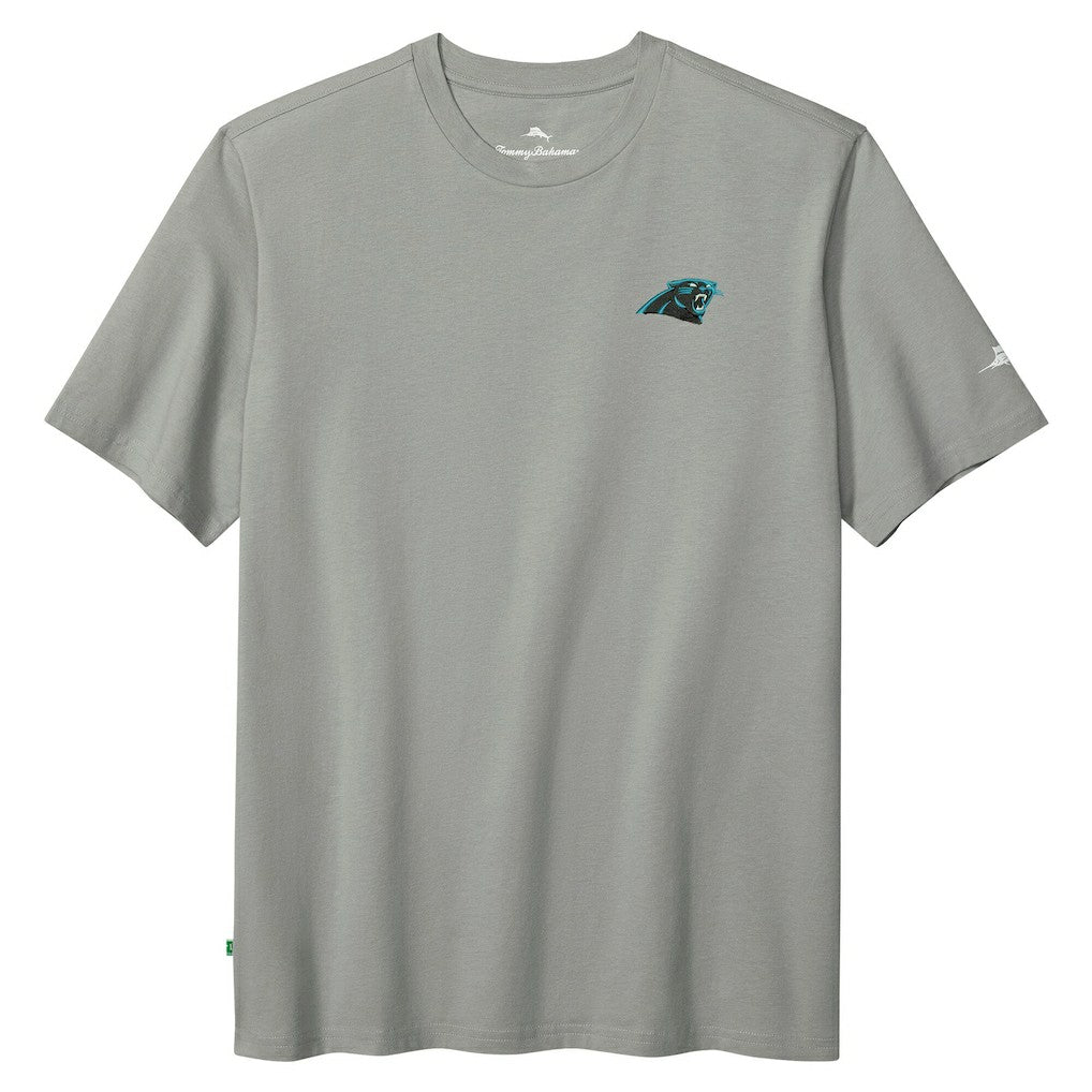 Carolina Panthers Huddle & Hang Tens T-Shirt - Gray - Tommy Bahama