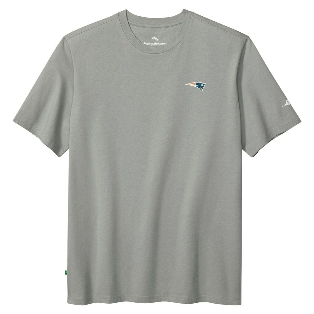 New England Patriots Huddle & Hang Tens T-Shirt - Gray - Tommy Bahama