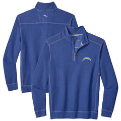 Los Angeles Chargers Sport Tobago Half-Zip Pullover - Royal - Tommy Bahama