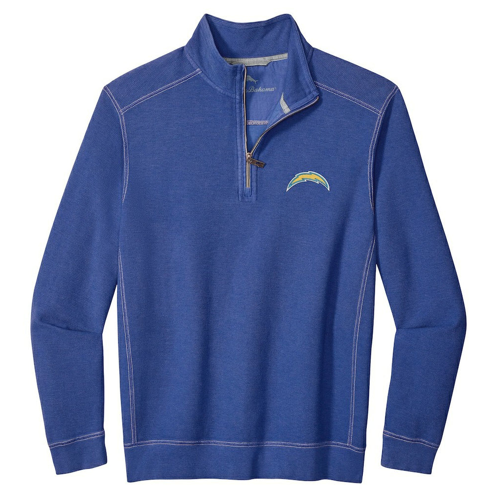 Los Angeles Chargers Sport Tobago Half-Zip Pullover - Royal - Tommy Bahama