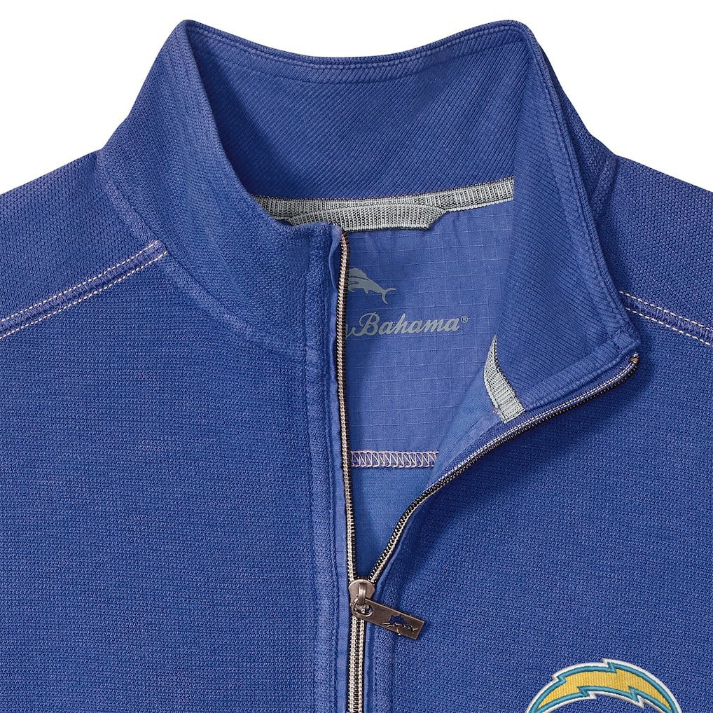 Los Angeles Chargers Sport Tobago Half-Zip Pullover - Royal - Tommy Bahama
