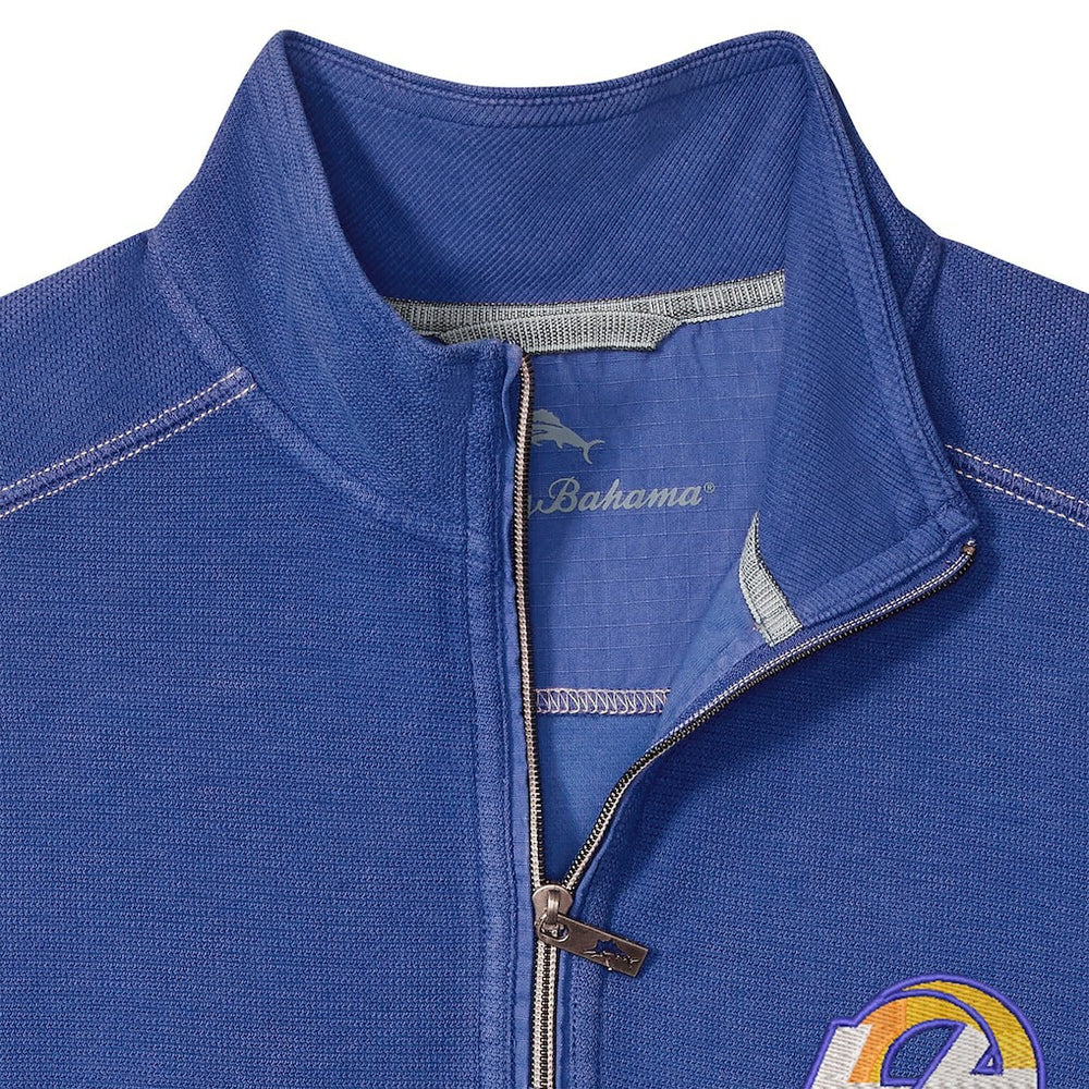 Los Angeles Rams Sport Tobago Half-Zip Pullover - Royal - Tommy Bahama