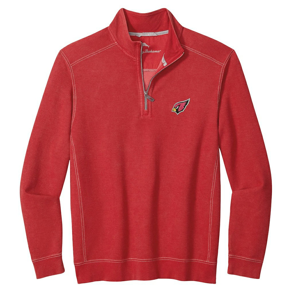 Arizona Cardinals Sport Tobago Half-Zip Pullover - Cardinal - Tommy Bahama