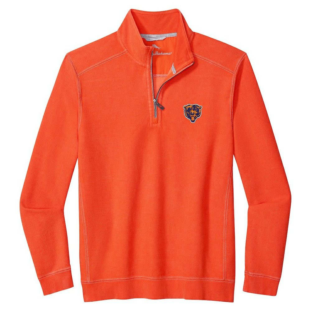 Chicago Bears Sport Tobago Half-Zip Pullover - Orange - Tommy Bahama