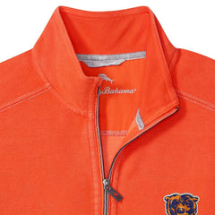 Chicago Bears Sport Tobago Half-Zip Pullover - Orange - Tommy Bahama