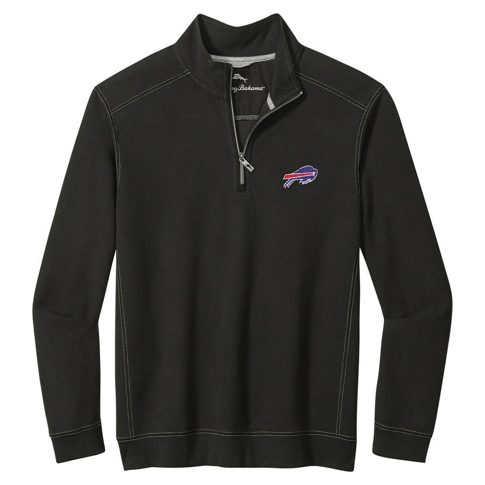 Buffalo Bills Sport Tobago Half-Zip Pullover - Black - Tommy Bahama