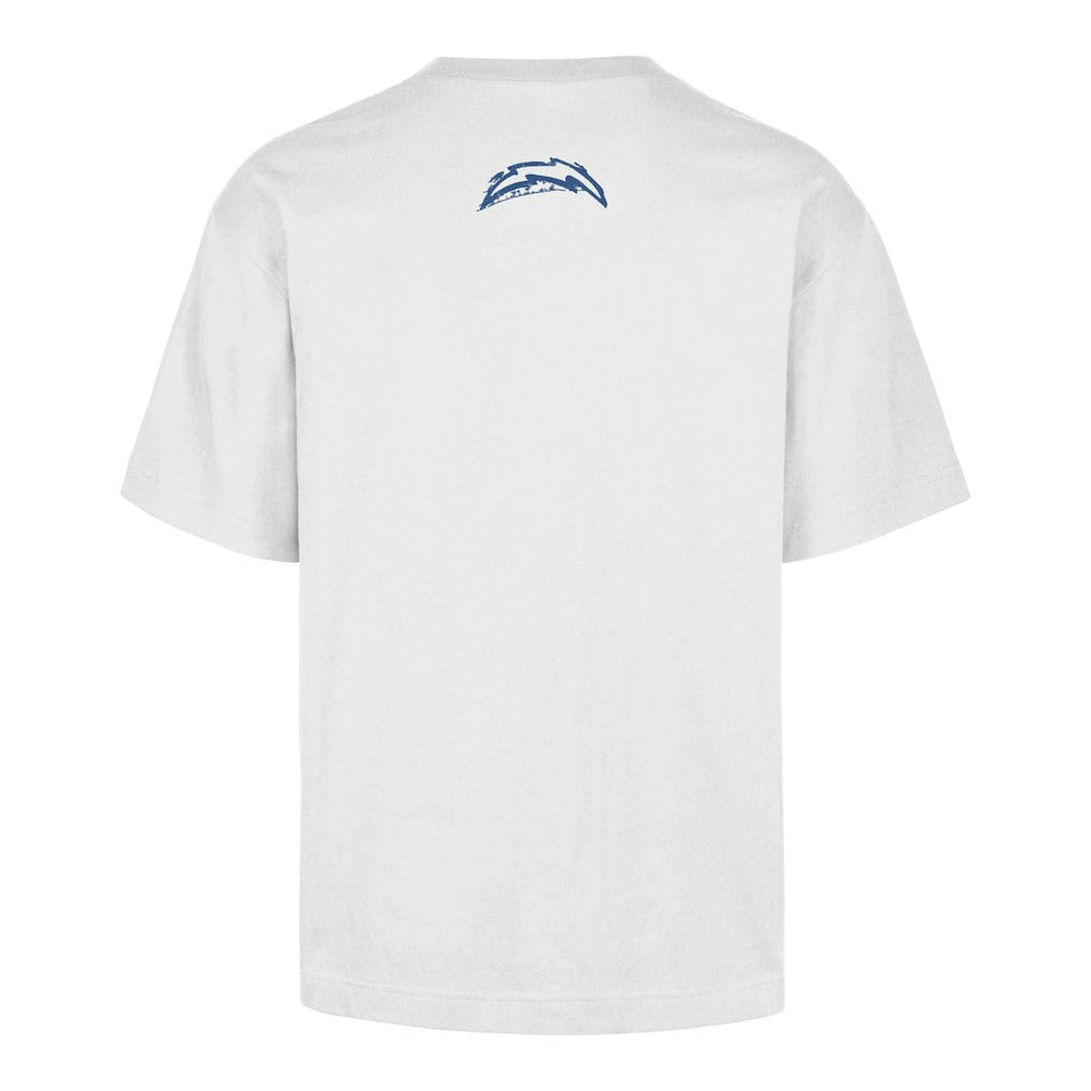 Los Angeles Chargers '47 Unisex I Love Guys Who Like Football Foundation T-Shirt - White - 47 brand