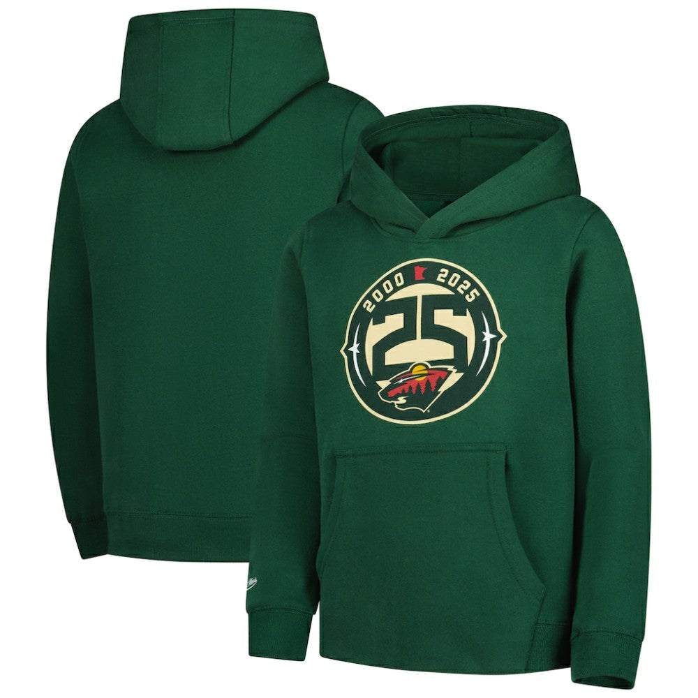 Minnesota Wild Mitchell & Ness Youth 25 Year Hoodie - Green | NHL discount