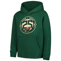Minnesota Wild Mitchell & Ness Youth 25 Year Hoodie - Green | NHL discount