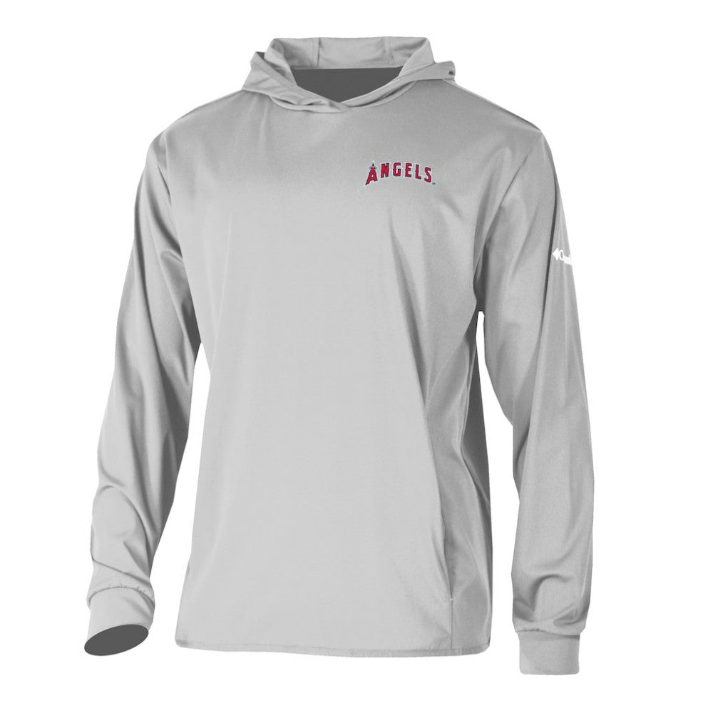 Los Angeles Angels Columbia Long Drive Pullover Hoodie Outlet