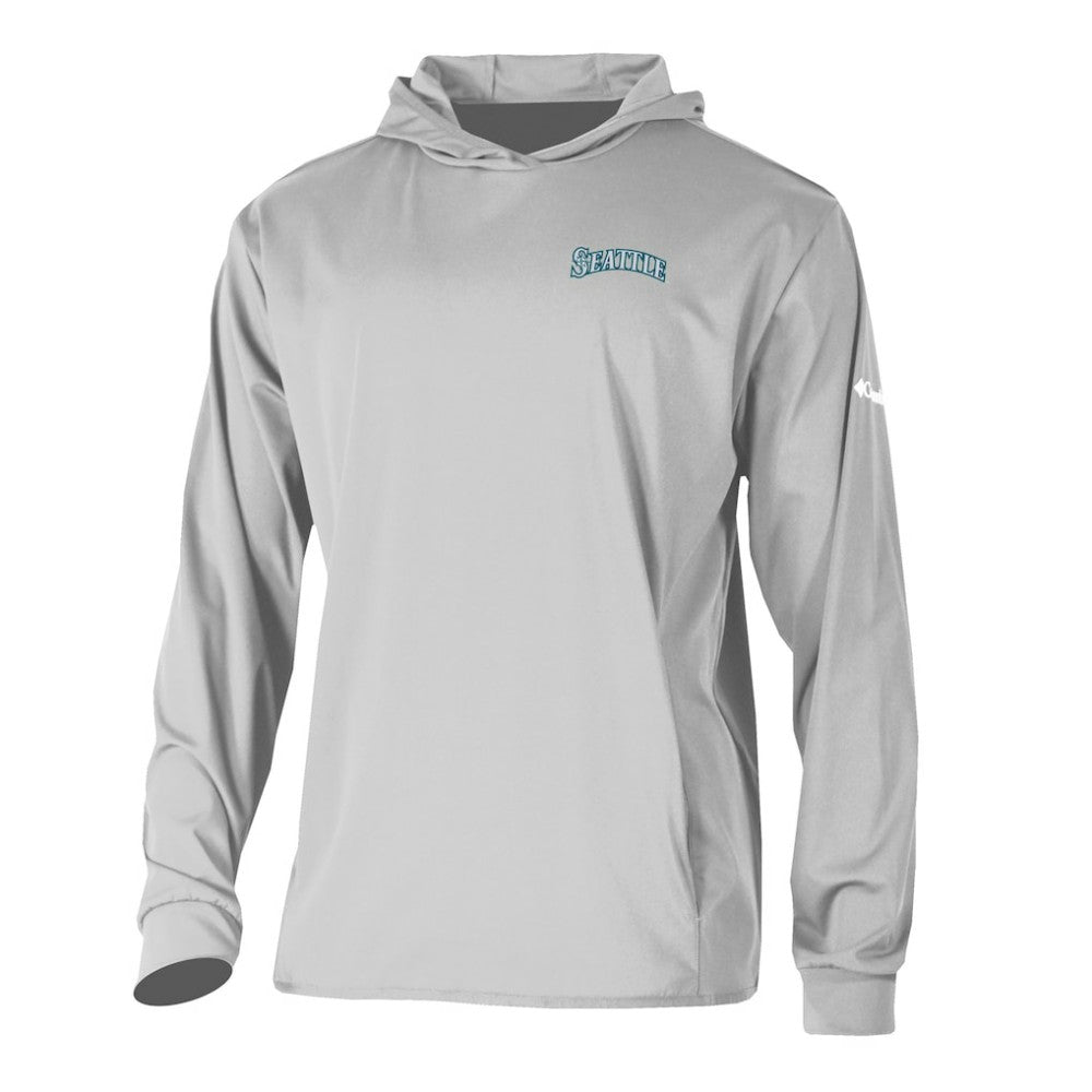 Seattle Mariners Columbia Long Drive Pullover Hoodie Outlet