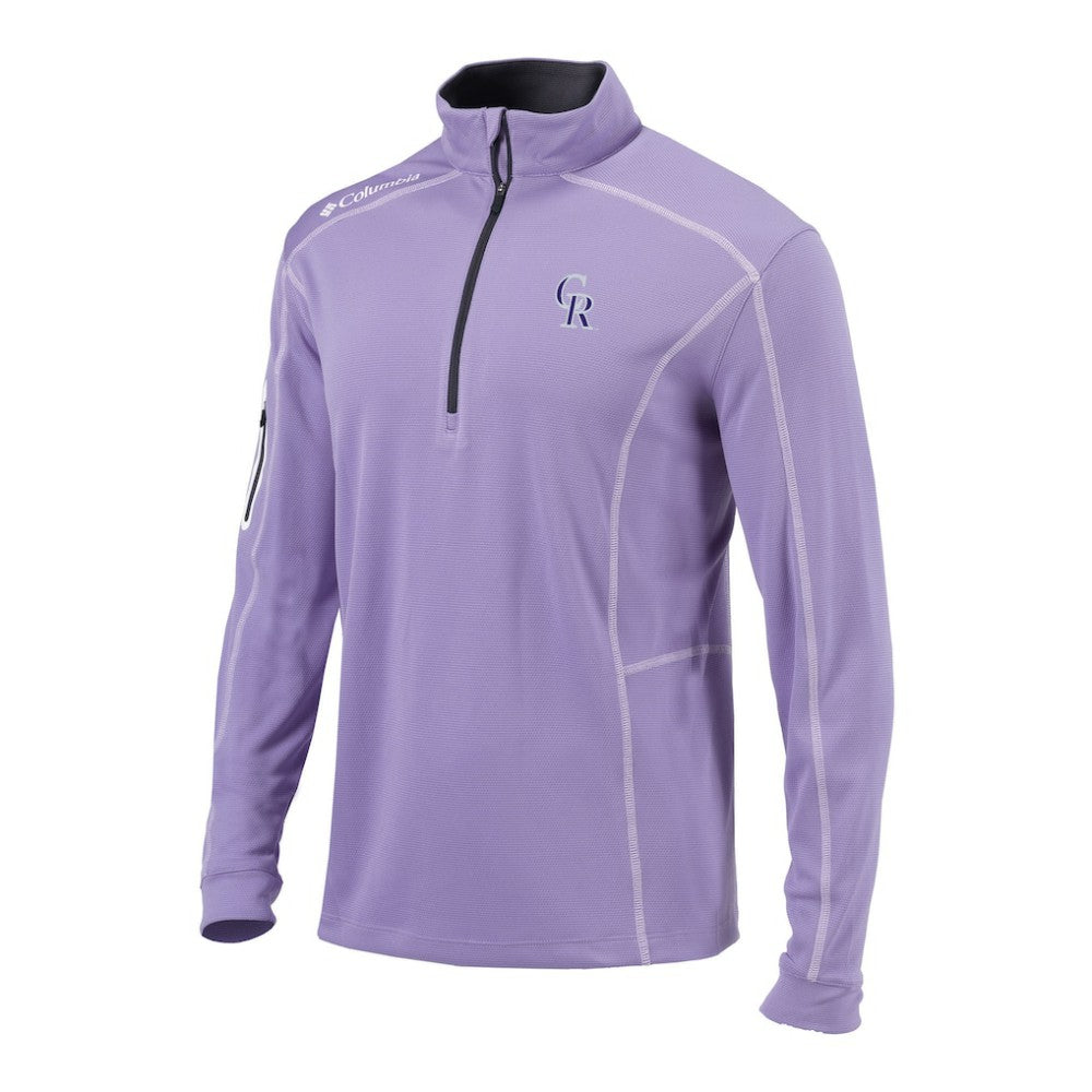 Colorado Rockies Columbia Omni-Wick Shotgun Quarter-Zip Pullover Near Me