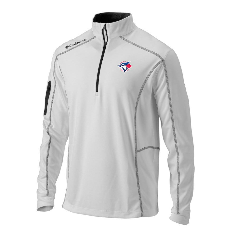 Toronto Blue Jays Columbia Omni-Wick Shotgun Quarter-Zip Pullover Sale