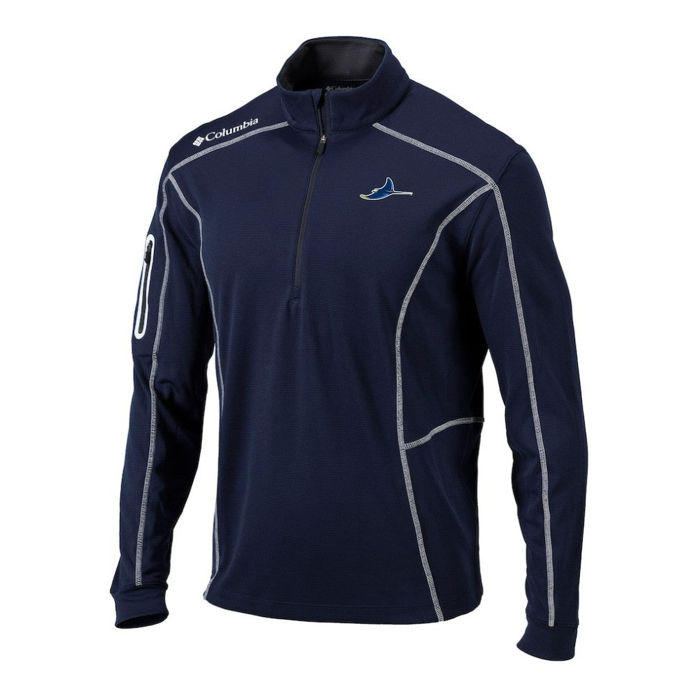 Tampa Bay Rays Columbia Omni-Wick Shotgun Quarter-Zip Pullover for sale