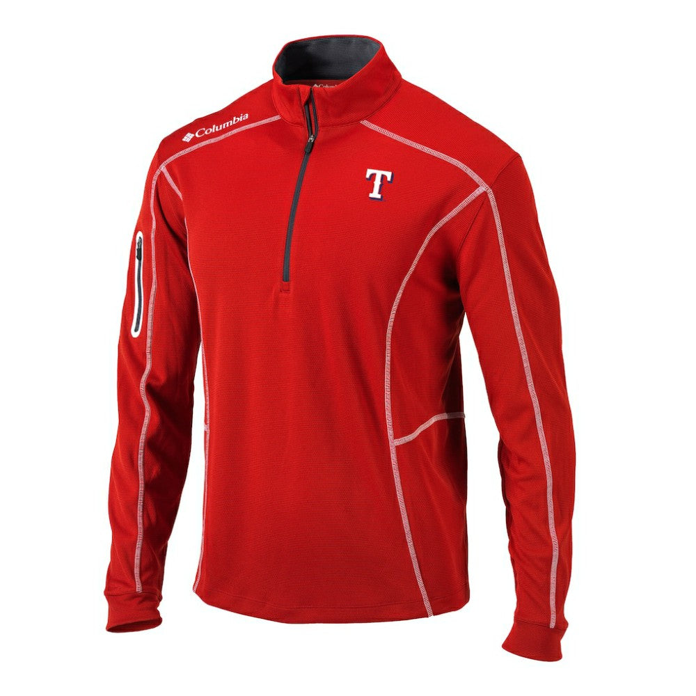 Texas Rangers Columbia Omni-Wick Shotgun Quarter-Zip Pullover for sale