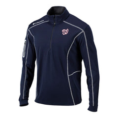 Washington Nationals Columbia Omni-Wick Shotgun Quarter-Zip Pullover Near Me