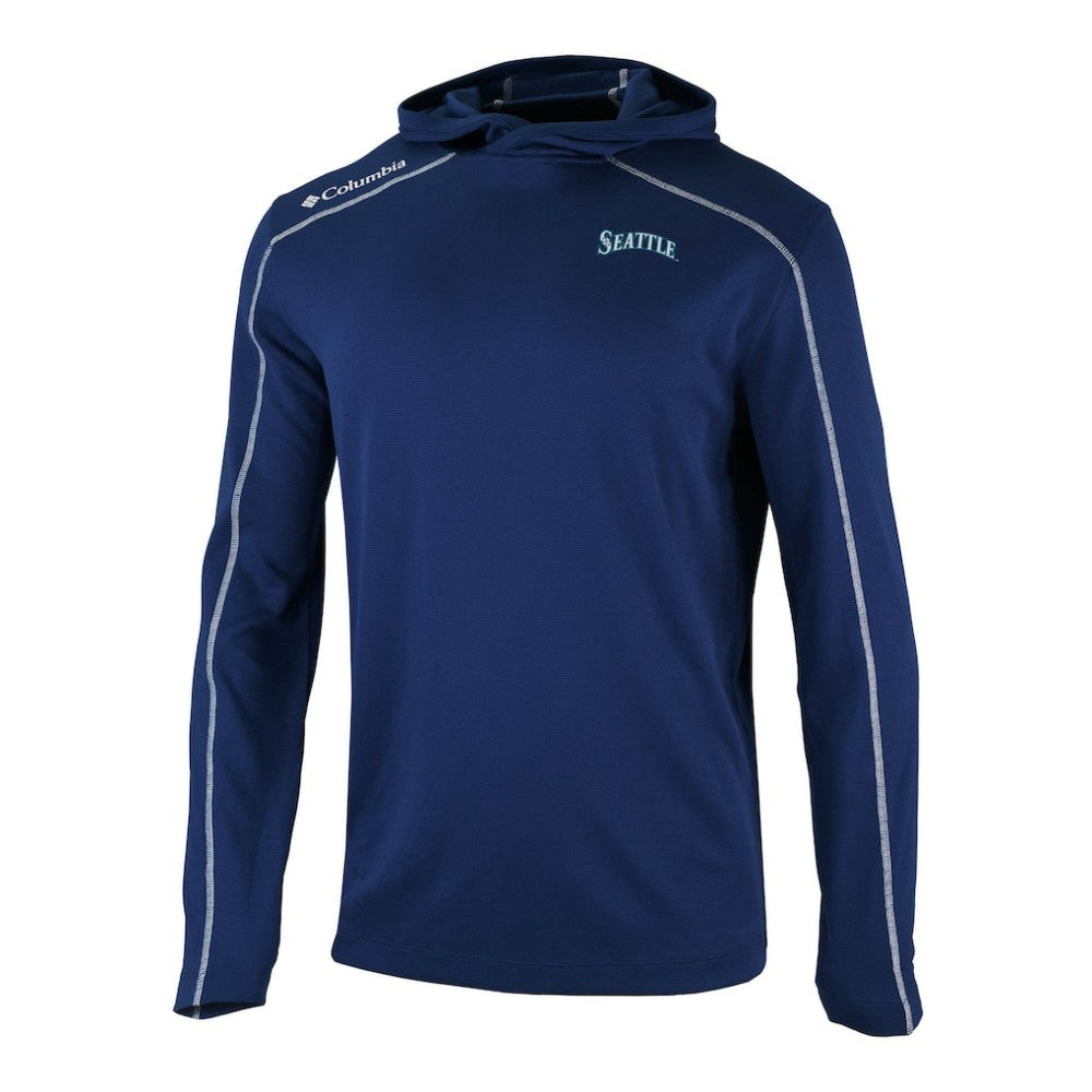 Seattle Mariners Columbia Omni-Wick Shotgun Pullover Hoodie Online