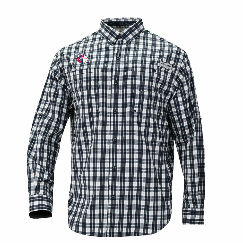 Cleveland Guardians Columbia Super Tamiami Omni-Shade Long Sleeve Button-Down Shirt Near Me