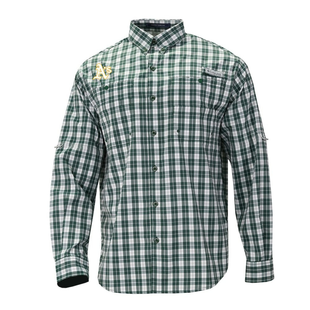 Athletics Columbia Super Tamiami Omni-Shade Long Sleeve Button-Down Shirt Outlet