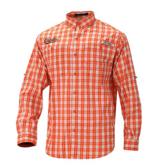 Baltimore Orioles Columbia Super Tamiami Omni-Shade Long Sleeve Button-Down Shirt for sale