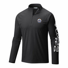 New York Mets Columbia Terminal Tackle Omni-Wick Raglan Quarter-Zip Pullover Near Me