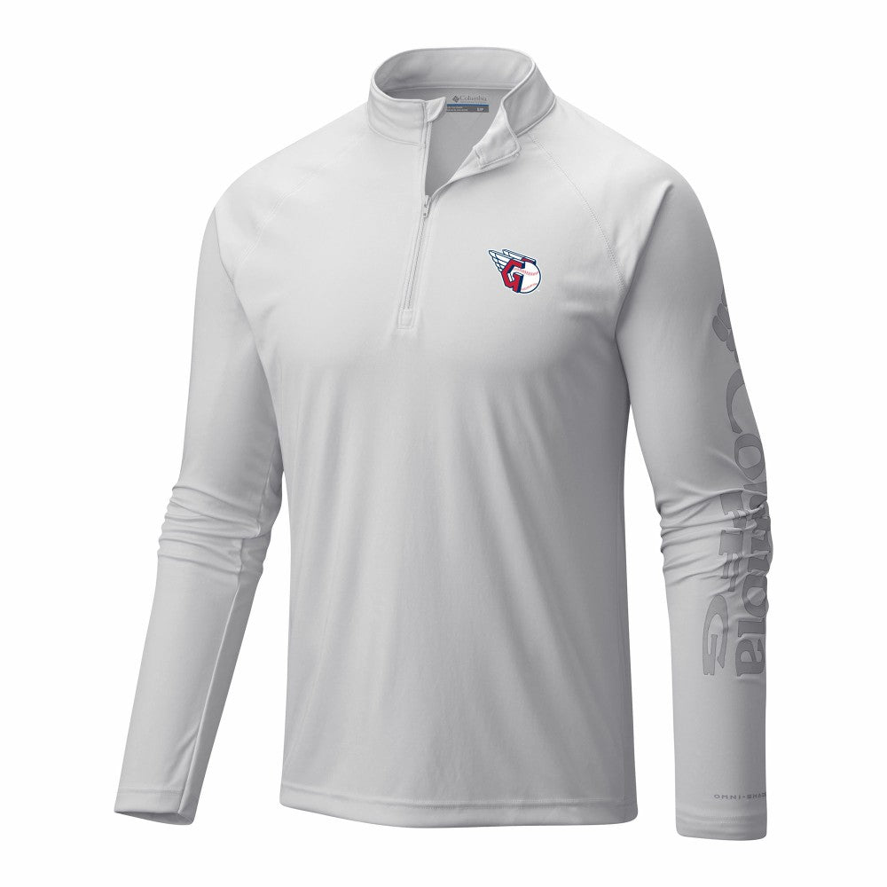 Cleveland Guardians Columbia Terminal Tackle Omni-Wick Raglan Quarter-Zip Pullover Near Me