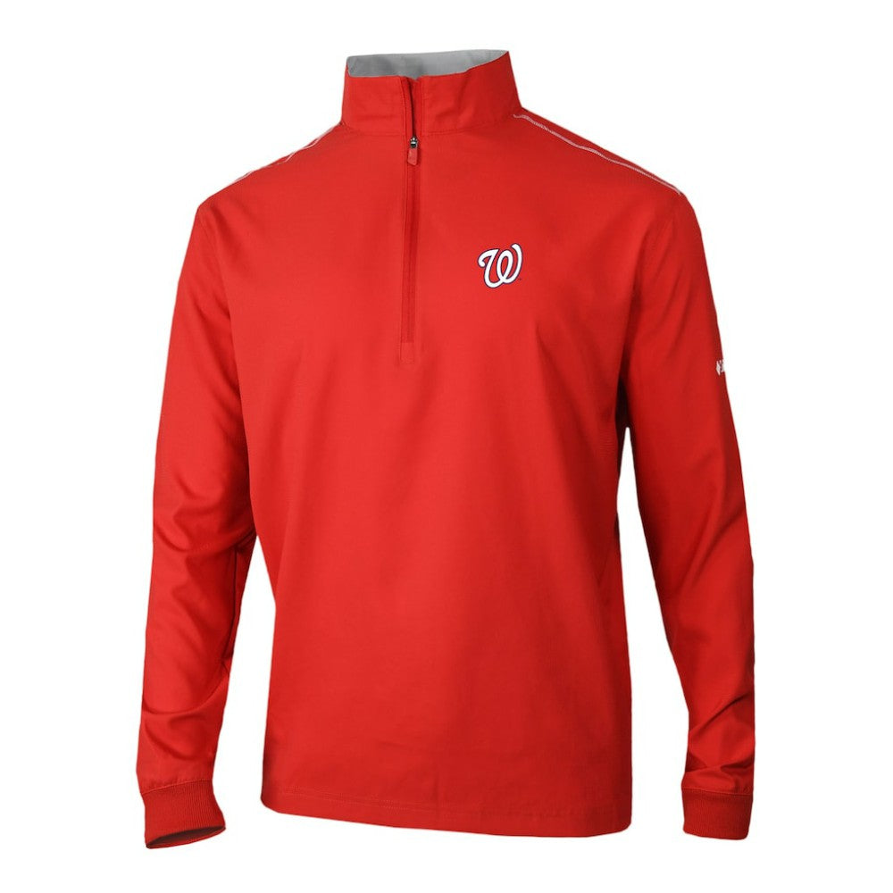 Washington Nationals Columbia Omni-Wick Bogey's Paradise Quarter-Zip Pullover Near Me