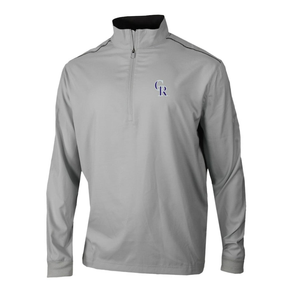 Colorado Rockies Columbia Omni-Wick Bogey's Paradise Quarter-Zip Pullover for sale