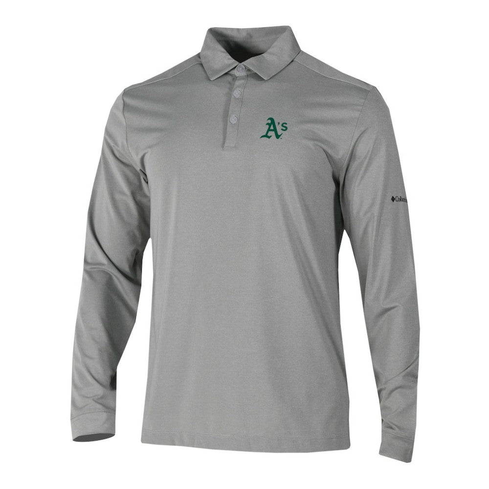 Athletics Columbia Omni-Wick Pin High Long Sleeve Polo Discount