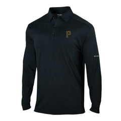 Pittsburgh Pirates Columbia Omni-Wick Pin High Long Sleeve Polo Sale