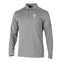 Texas Rangers Columbia Omni-Wick Pin High Long Sleeve Polo Online