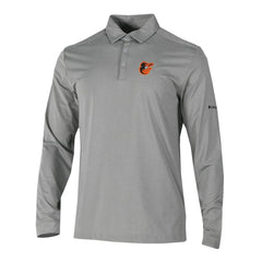 Baltimore Orioles Columbia Omni-Wick Pin High Long Sleeve Polo Online