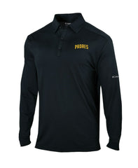 San Diego Padres Columbia Omni-Wick Pin High Long Sleeve Polo Sale