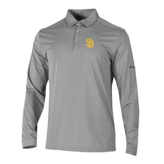 San Diego Padres Columbia Omni-Wick Pin High Long Sleeve Polo Outlet