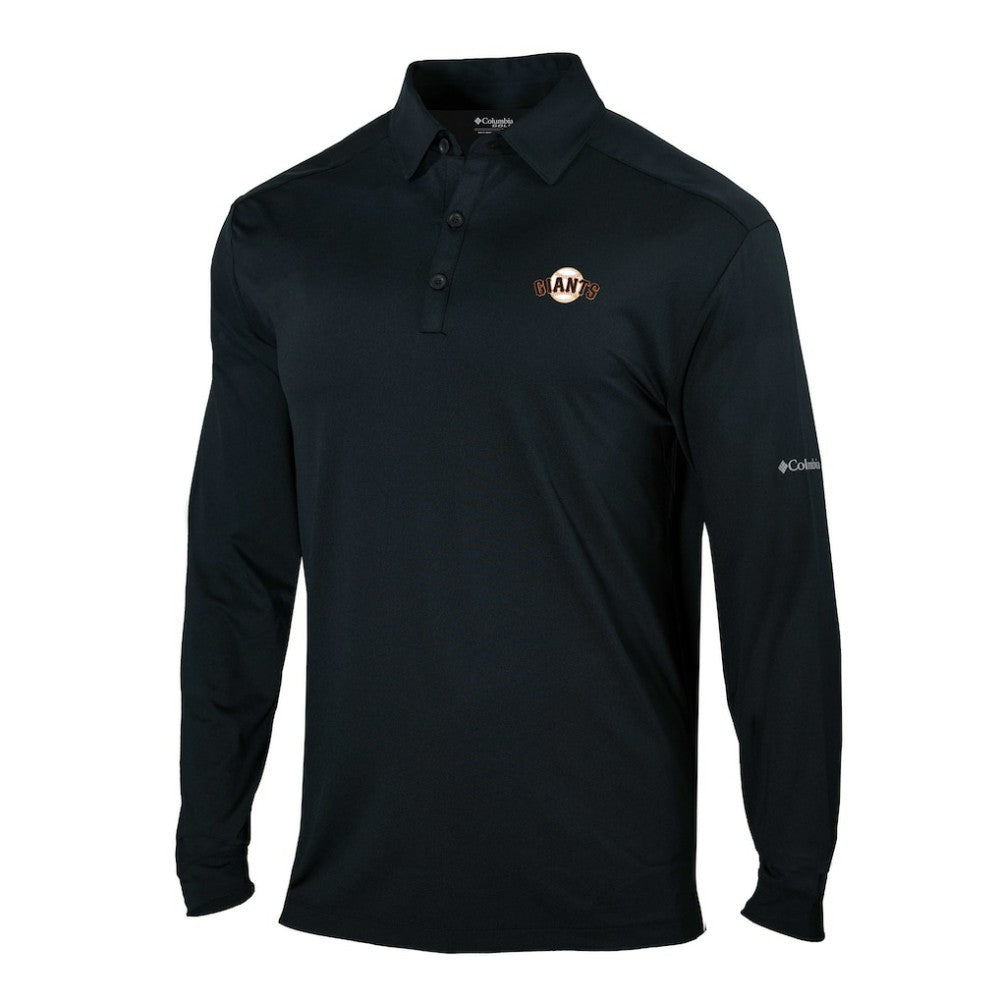 San Francisco Giants Columbia Omni-Wick Pin High Long Sleeve Polo Sale