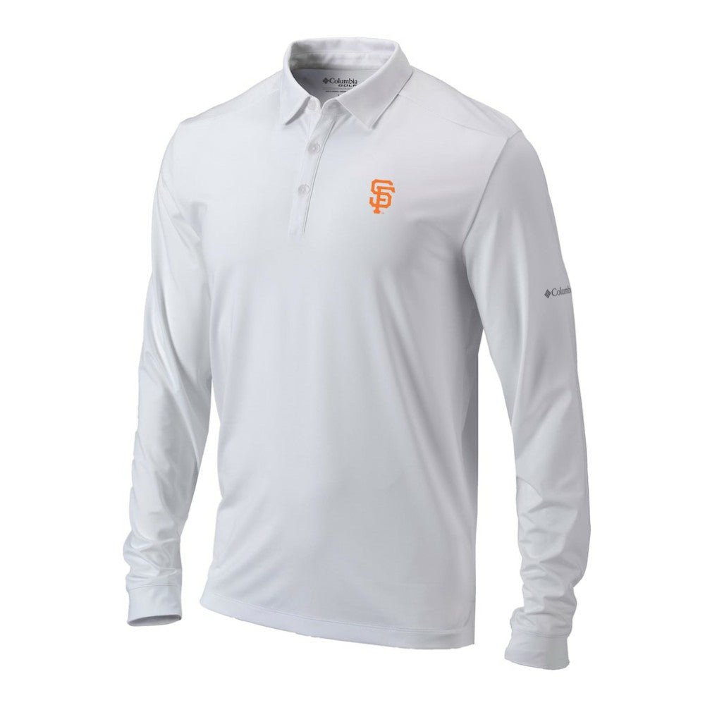 San Francisco Giants Columbia Omni-Wick Pin High Long Sleeve Polo Discount
