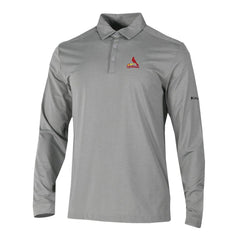 St. Louis Cardinals Columbia Omni-Wick Pin High Long Sleeve Polo for sale
