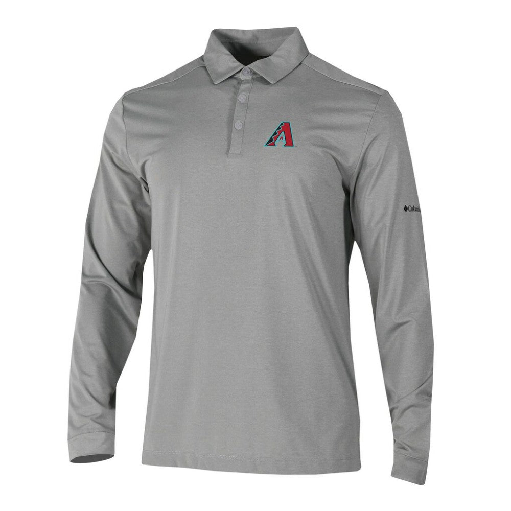 Arizona Diamondbacks Columbia Omni-Wick Pin High Long Sleeve Polo Outlet