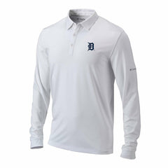 Detroit Tigers Columbia Omni-Wick Pin High Long Sleeve Polo Outlet