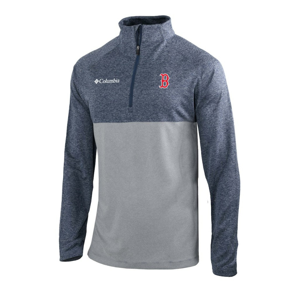 Boston Red Sox Columbia Omni-Wick Raglan Rockin' It Quarter-Zip Pullover Discount